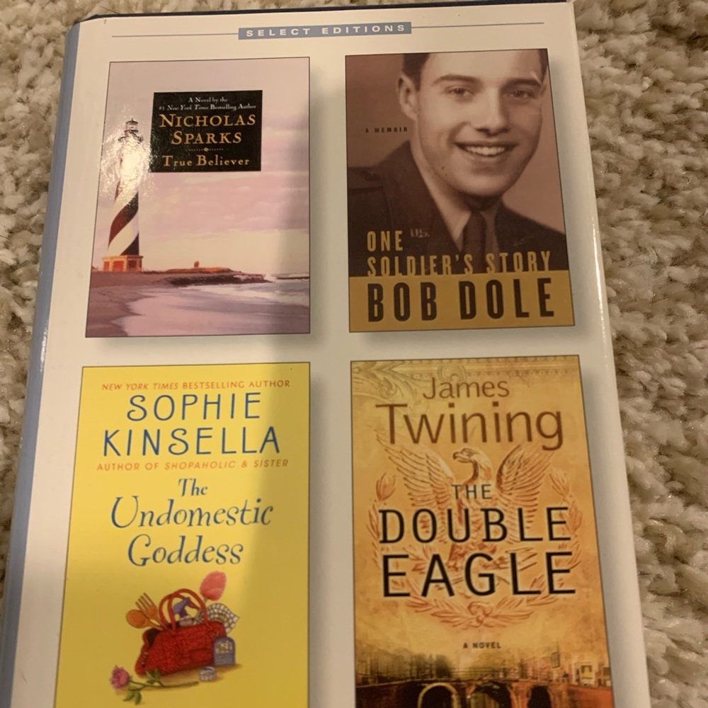 Reader’s Digest select edition book - four stories